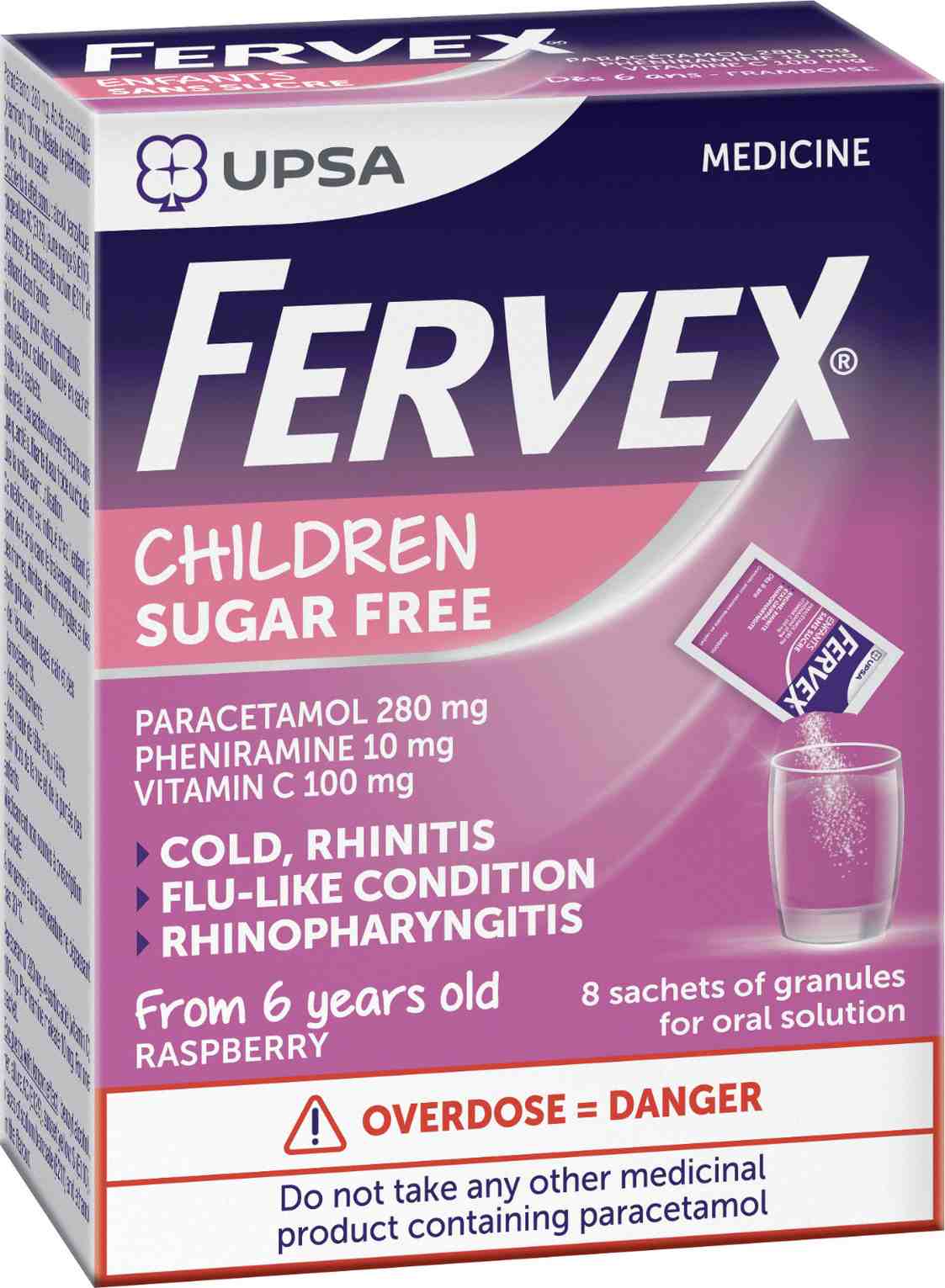 FERVEX CHILDEREN SACHETS 8'S - Product Image