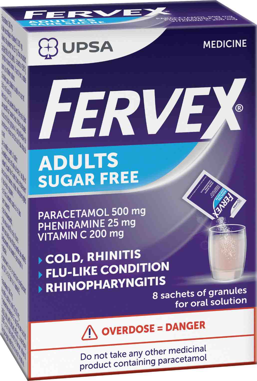 FERVEX ADULT SACHETS 8'S - Product Image