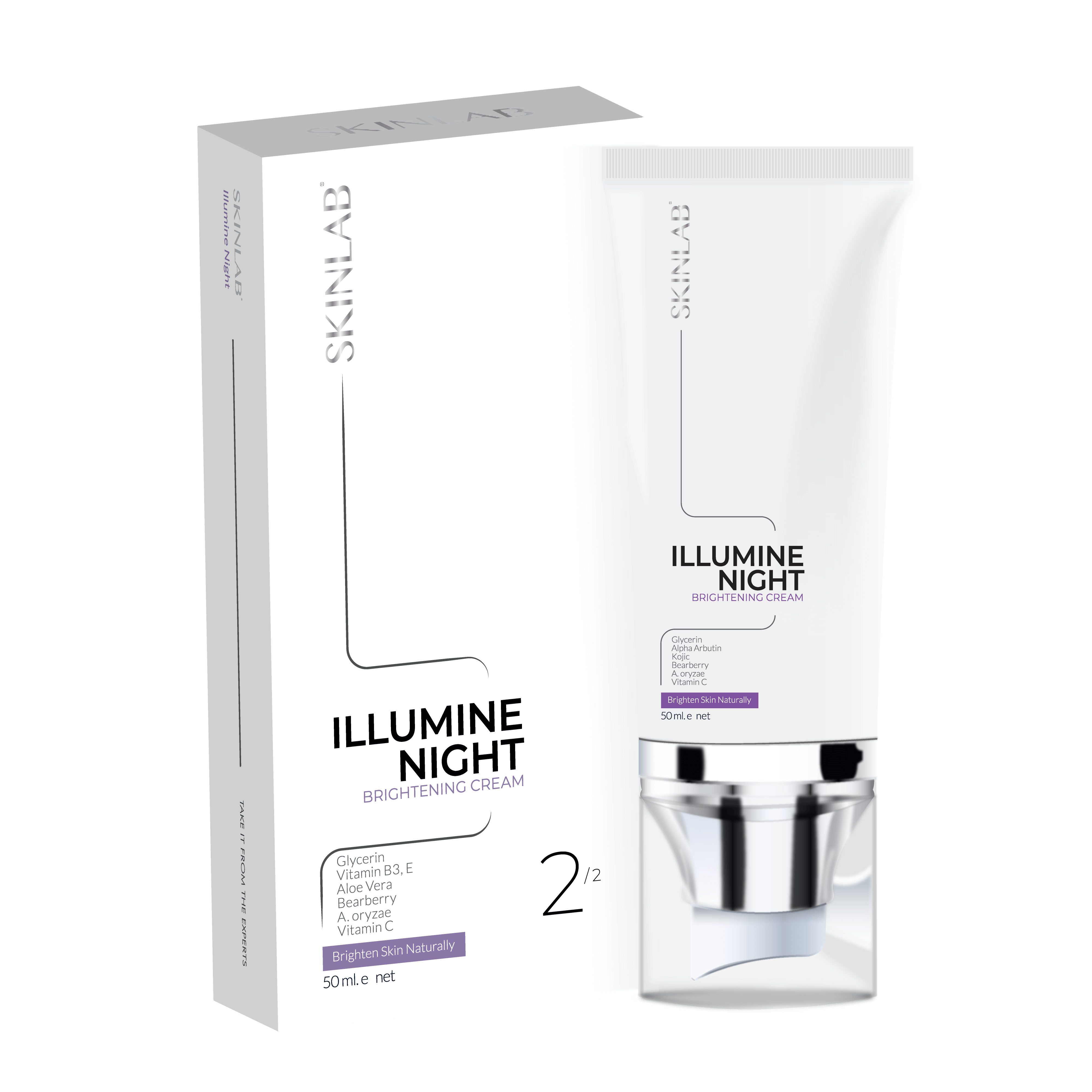 SKINLAB ILLUMINE NIGHT LIGHTENING CREAM 50ML - Product Image