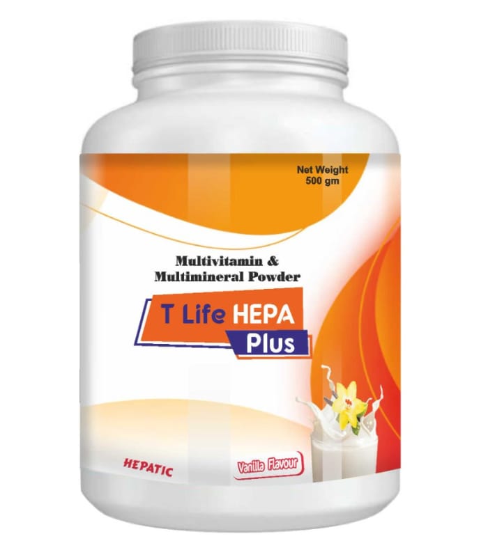 T LIFE HEPA PLUS  VANILLA  500GM - Product Image