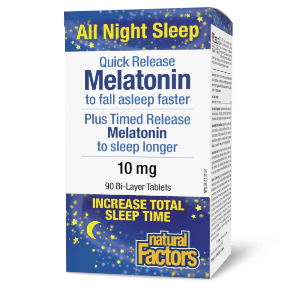 NF MELATONIN 10MG BILAYER TRT TABS 90 - Product Image