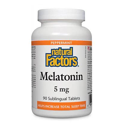NF MELATONIN 5MG SUBLIGUAL TABS 90 - Product Image