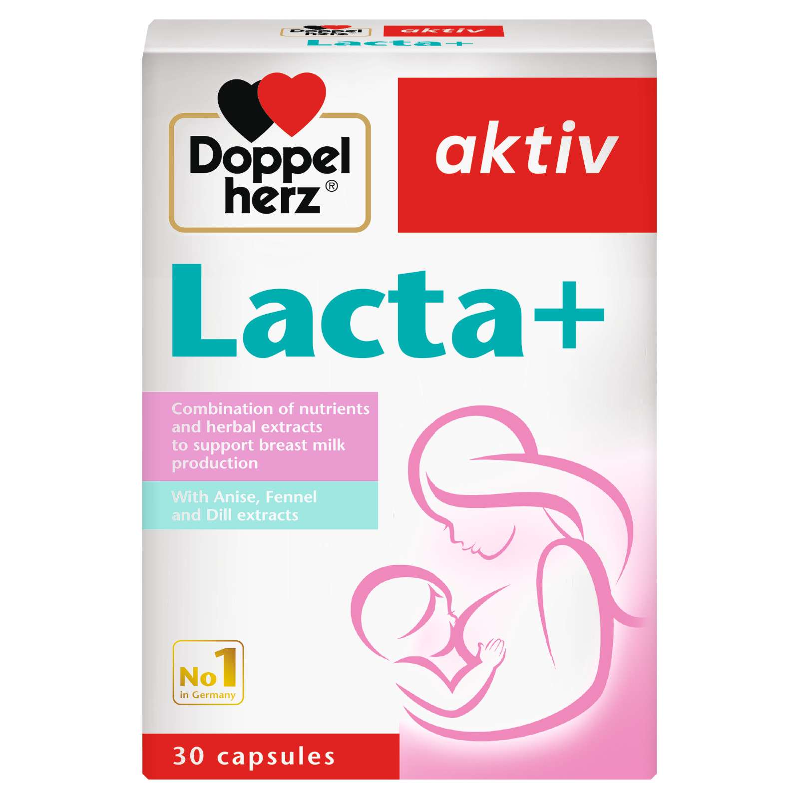 DOPPERHERZ LACTA+ 30 CAPS - Product Image
