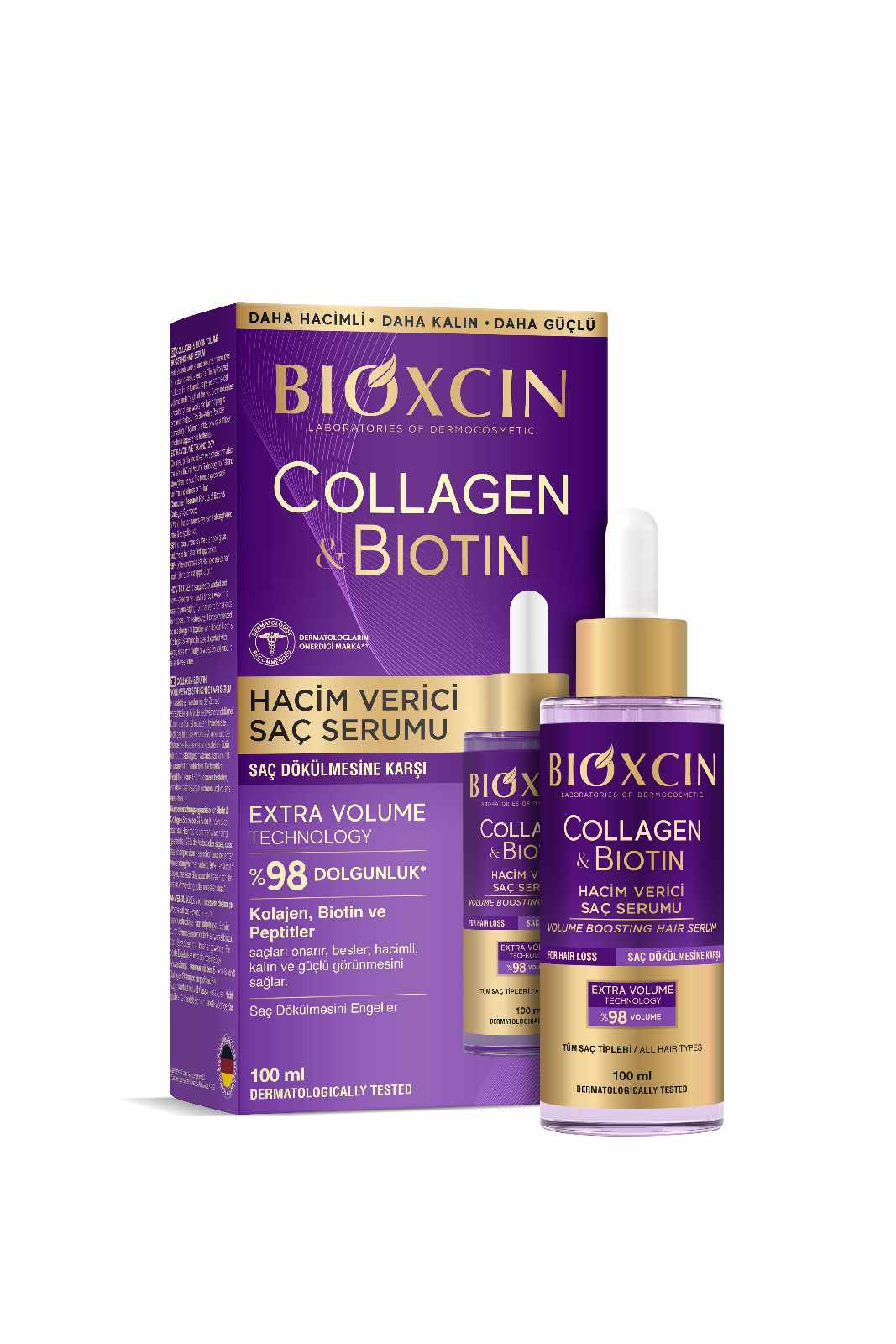 BIOXCIN COLLAGEN-BIOTIN HAIR SERUM 100ML - Product Image