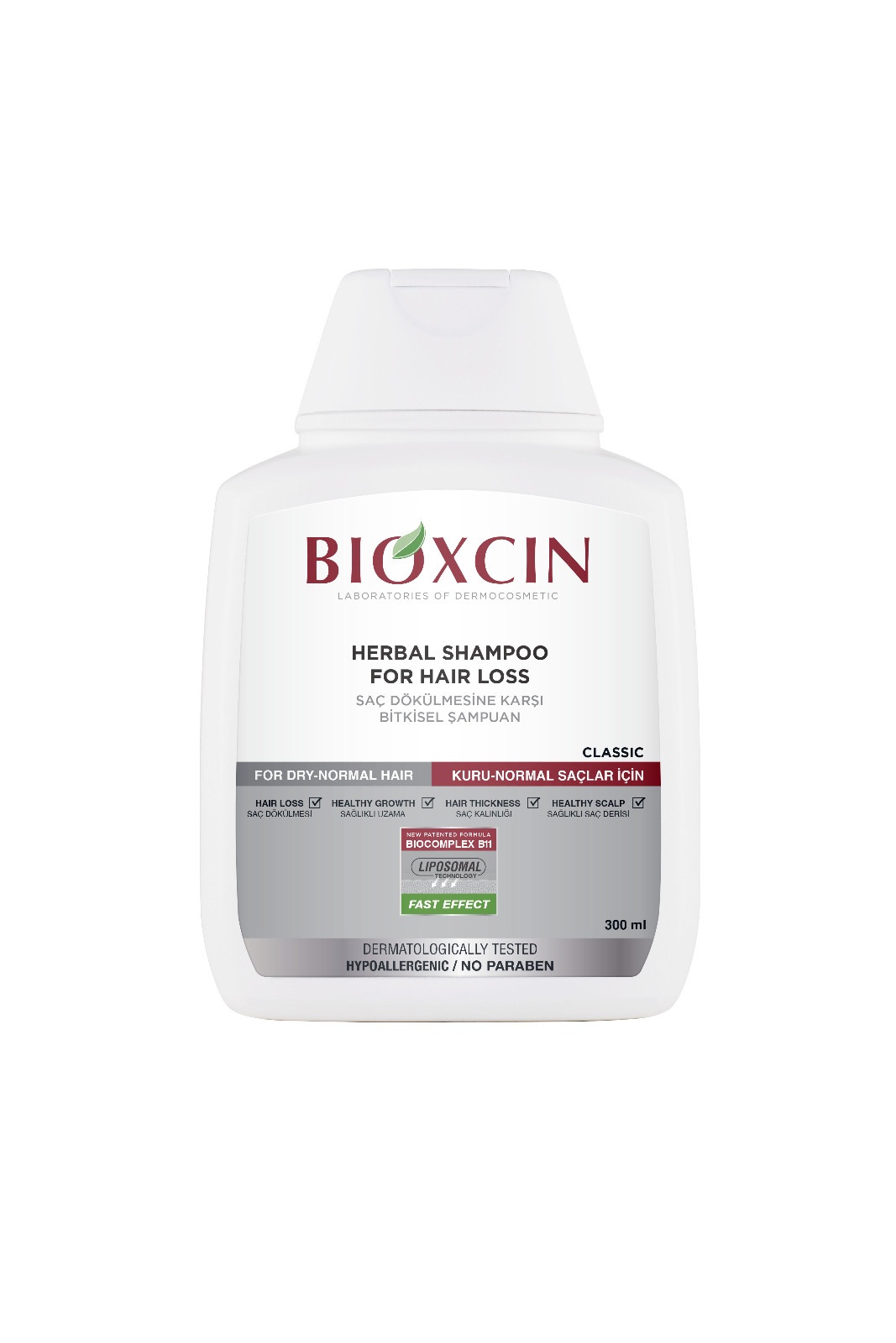 BIOXCIN DRY/NORMAL HAIR SHAMPOO 300ML - Product Image
