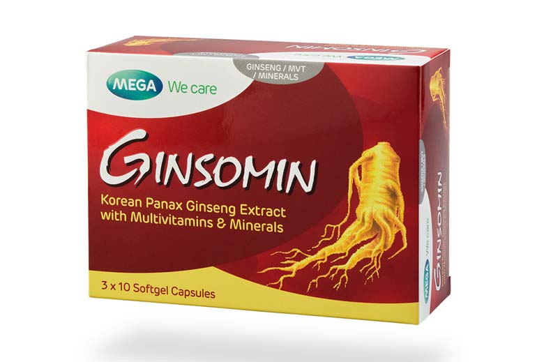 GINSOMIN MULTIVITAMINS  CAPS 30's - Product Image