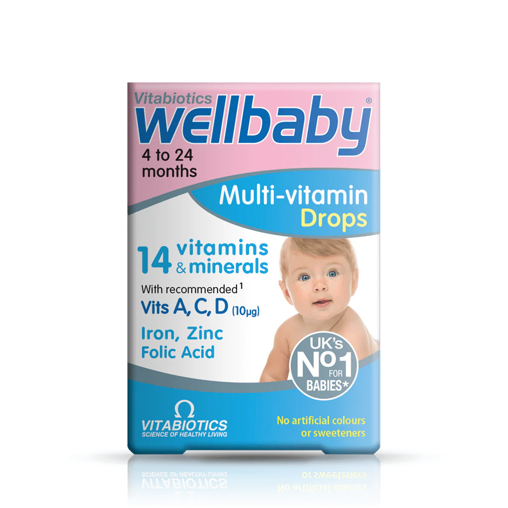 WELLBABY MULTIVITAMIN DROPS 30ML - Product Image