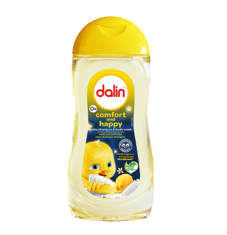 DALIN COMFORT & HAPPY BABY SHAMPOO AND BODY WASH 200ML