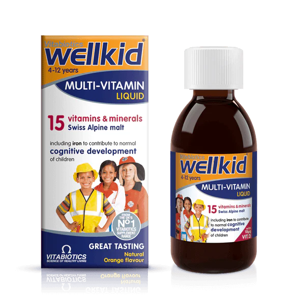 WELLKID MULTIVIT LIQUID 150ML (4-12YRS) - Product Image