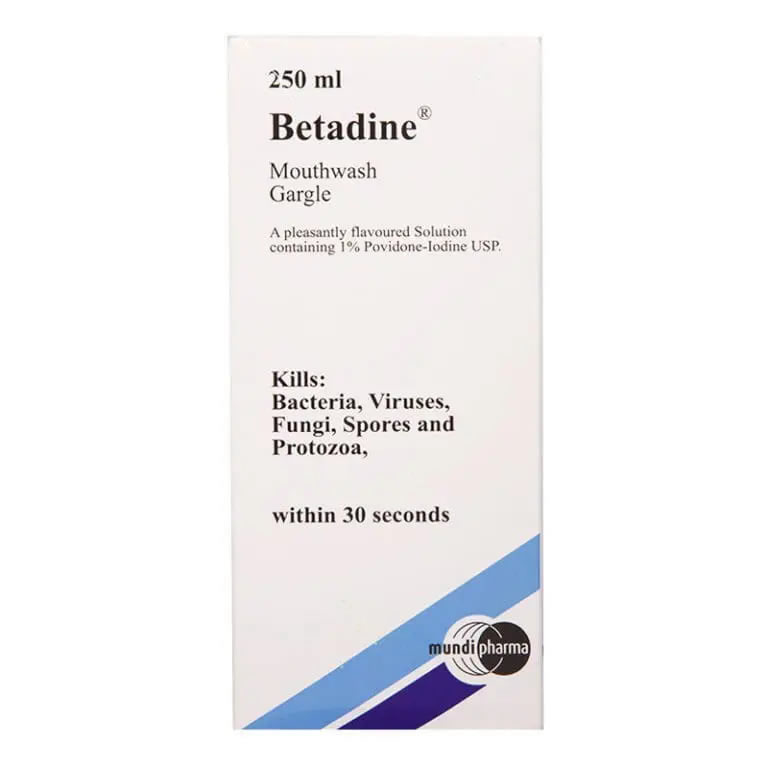 BETADINE GARGLE &MOUTHWASH*250ML - Product Image