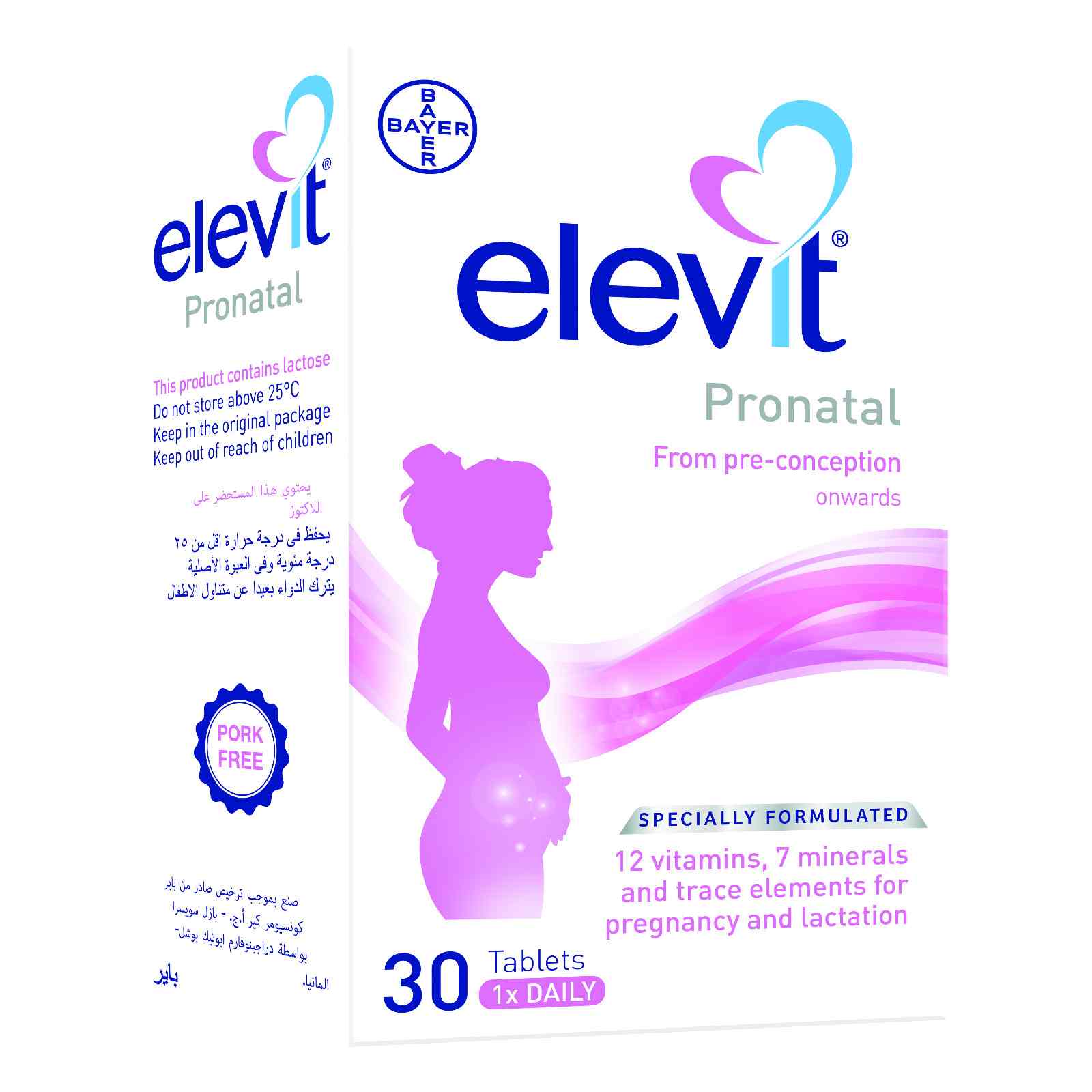 ELVIT PRENATAL TABS 30'S