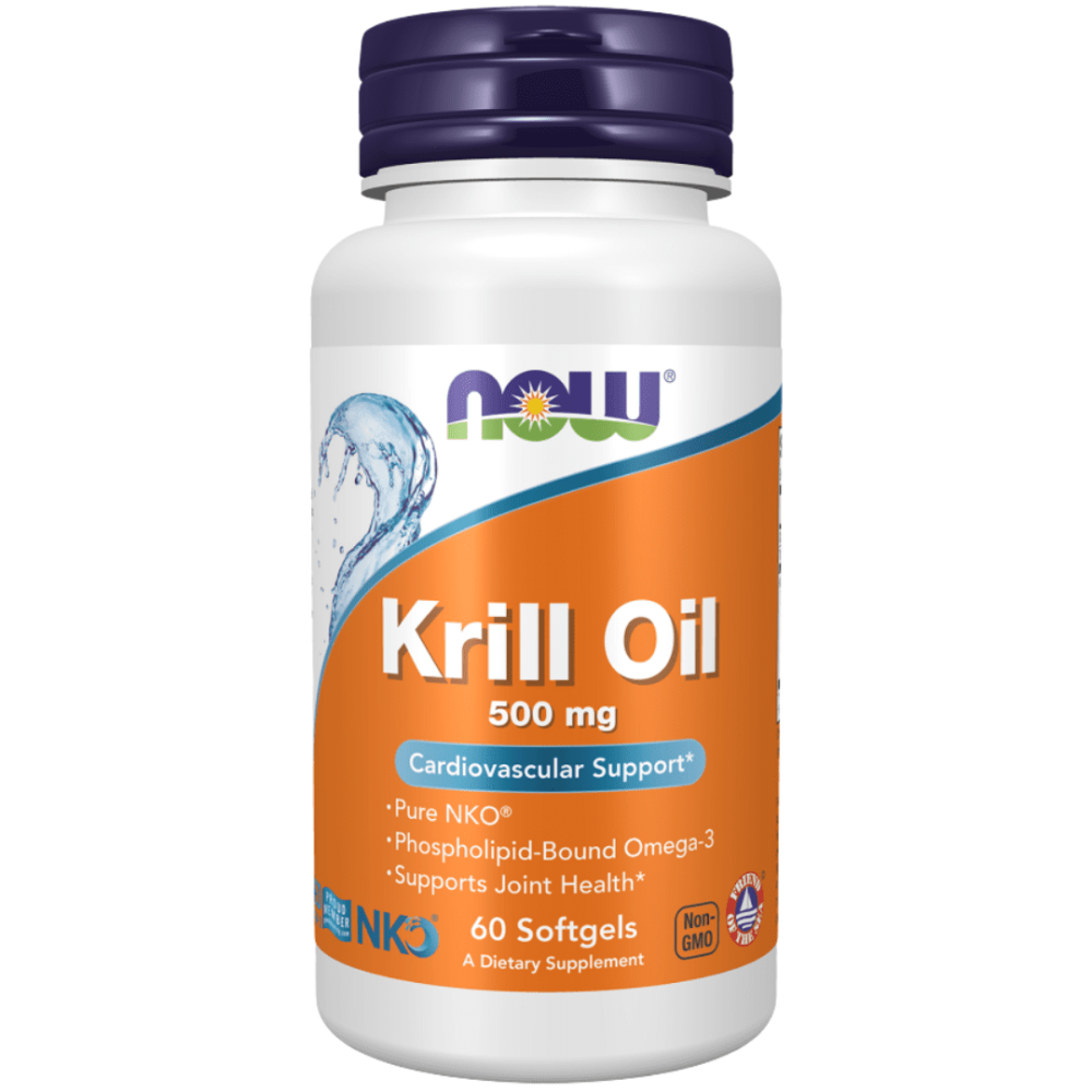 NOW KRILL OIL 500MG SOFTGEL CAPS 60'S