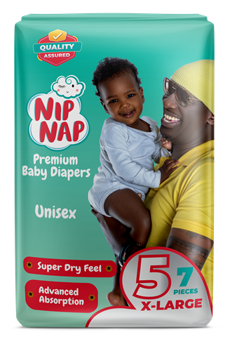 NIP NAP BABY DIAPERS JUNIOR 7 7'S - Product Image