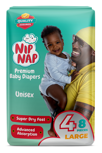 NIP NAP BABY DIAPERS MAXI 8 8'S - Product Image