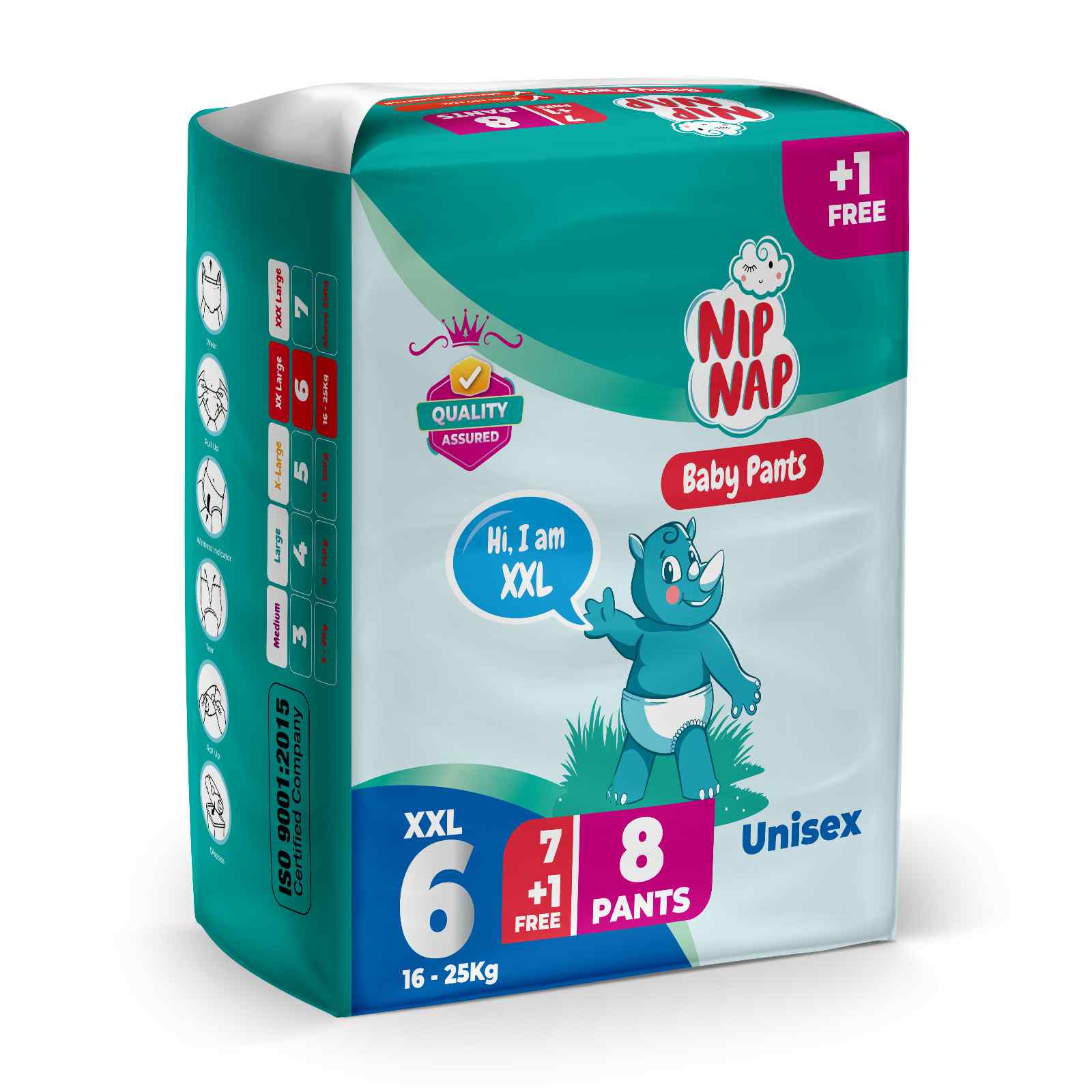 NIP NAP BABY PANTS SIZE 6 8'S - Product Image