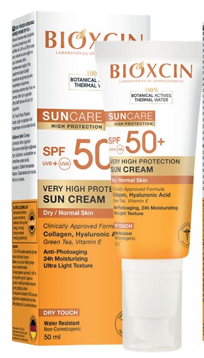 BIOXCIN SUNCARE DRY NORMAL SKIN CREAM 50SPF 50ML