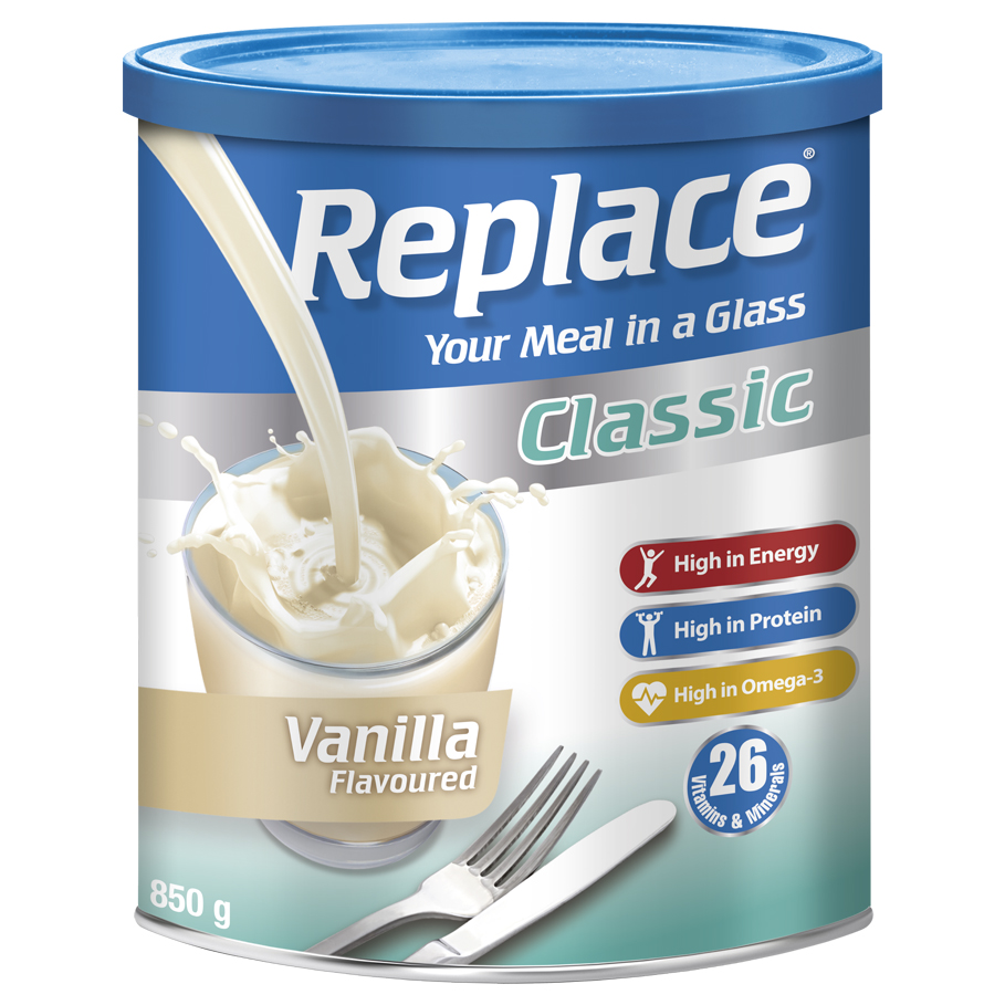 NATIVA REPLACE CLASSIC VANILLA 400G