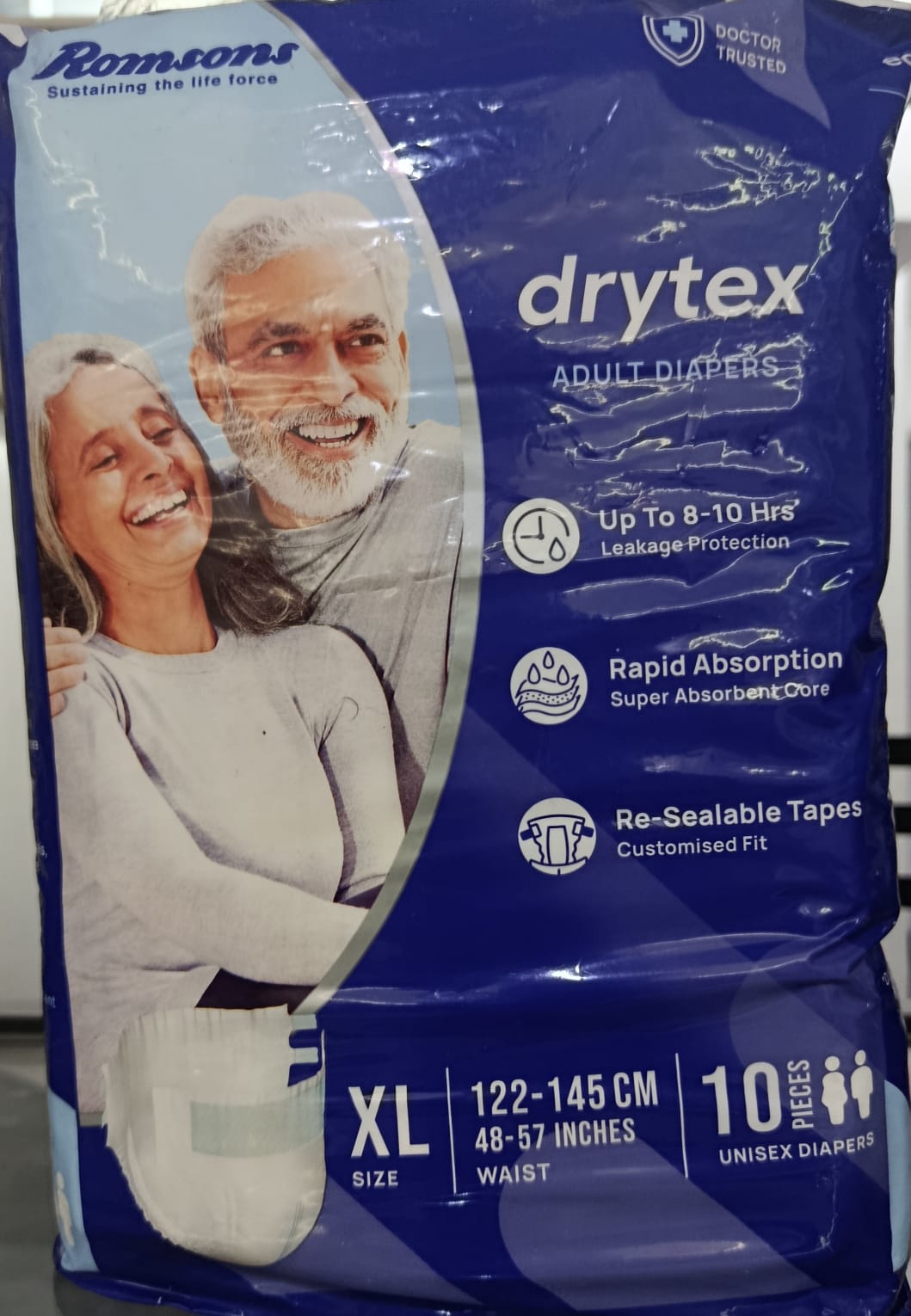 DRYTEX ADULT DIAPERS (XL)10*S