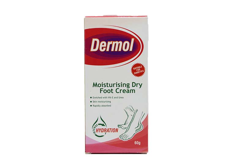 DERMOL MOISTURISING DRY FOOT CREAM - Product Image