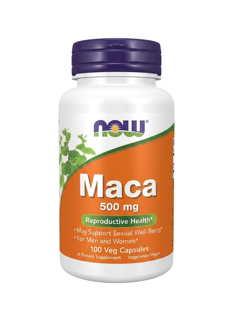 NOW MACA 500MG CAPS 100*S