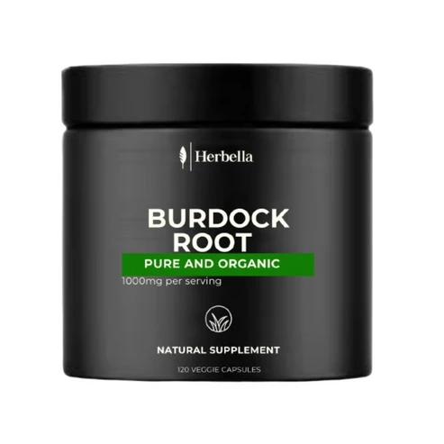 HERBELLA ORGANIC BURDOCK ROOT 120 CAPS - Product Image