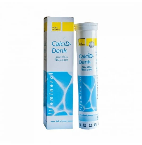 CALCIUM ACTIVE DENK 500MG EFF TABS 20*S