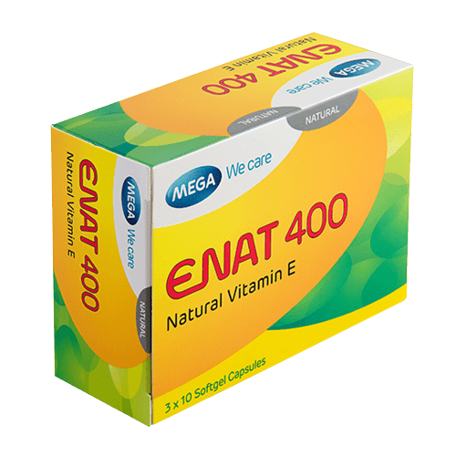 MEGA ENAT CAPS VITAMIN E 400MG 30'S