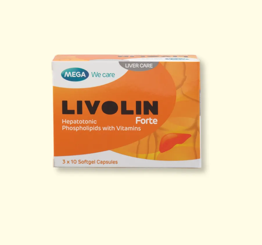 MEGA LIVOLIN FORTE CAPSULES 30'S