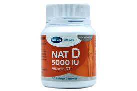 MEGA NAT-D 5000IU CAPSULES 30'S