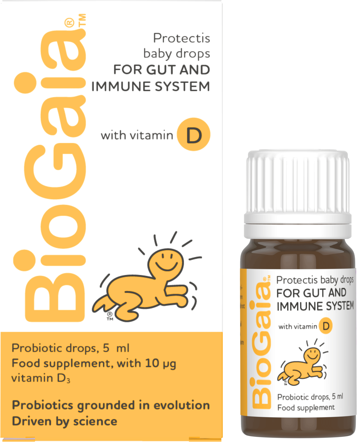 BIOGAIA PROTECTIS BABY DROPS + VIT D3 5ML