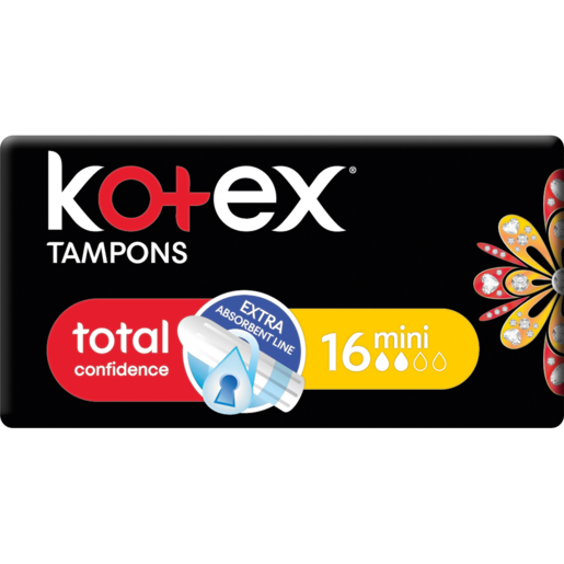 KOTEX TAMPONS MINI 16'S
