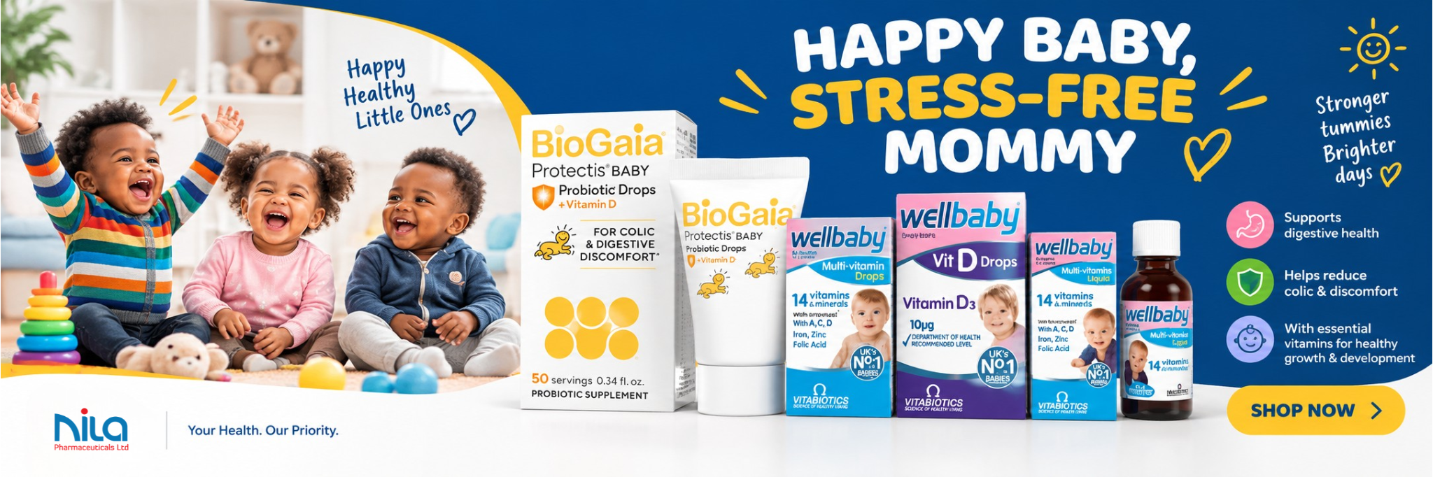 BioGaia and Wellbaby baby care promotion